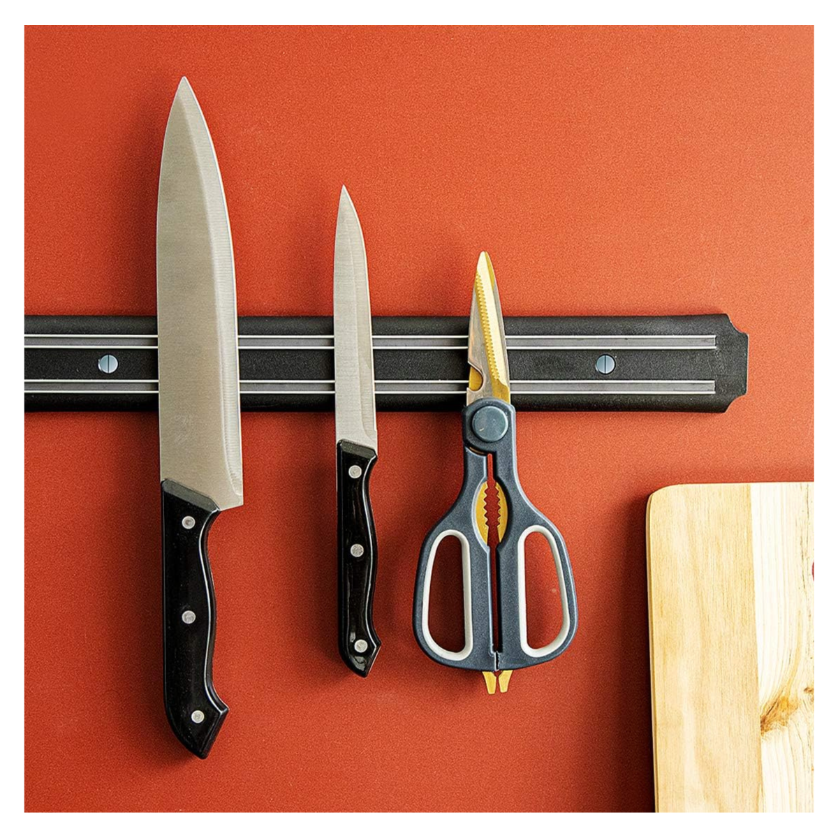 Barra Magnética STARKCUT Grip Pro 50cm - Organizador de Pared Ultra Firme para Cuchillos y Herramientas