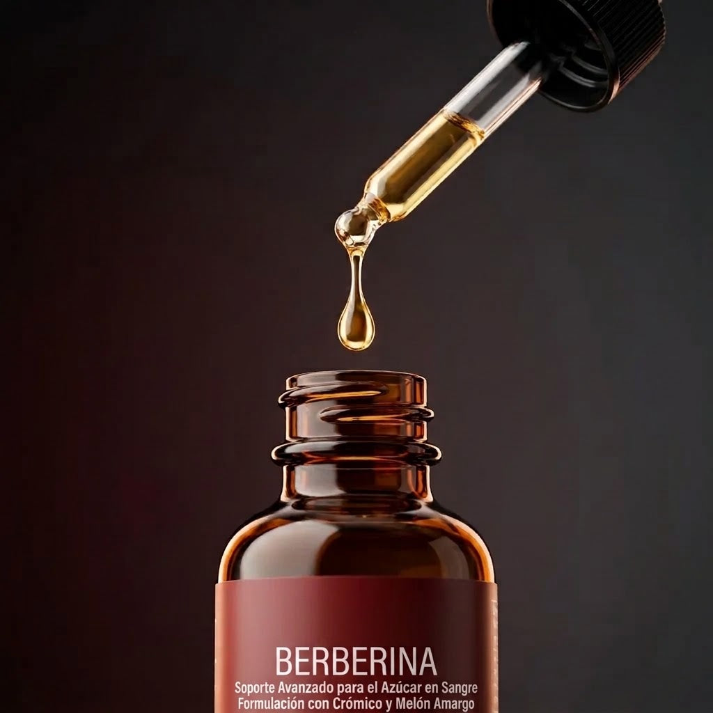El poder de la berberina, ahora en gotas: ¡Absorción ultra rápida y sin pastillas gigantes! 💧✨